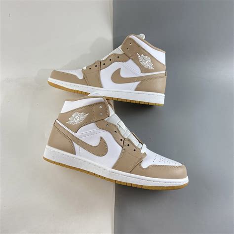 jordan 1 mid tan gum sale.